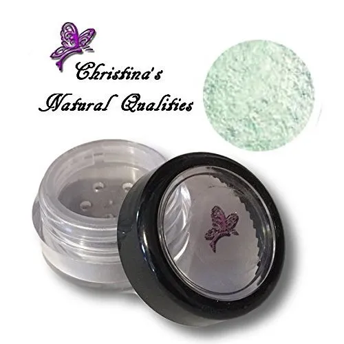 Christina's Natural Qualities All Natural Mineral Powder Matte Pale Green Eye Color (Eyeshadow) - Sea Foam Green