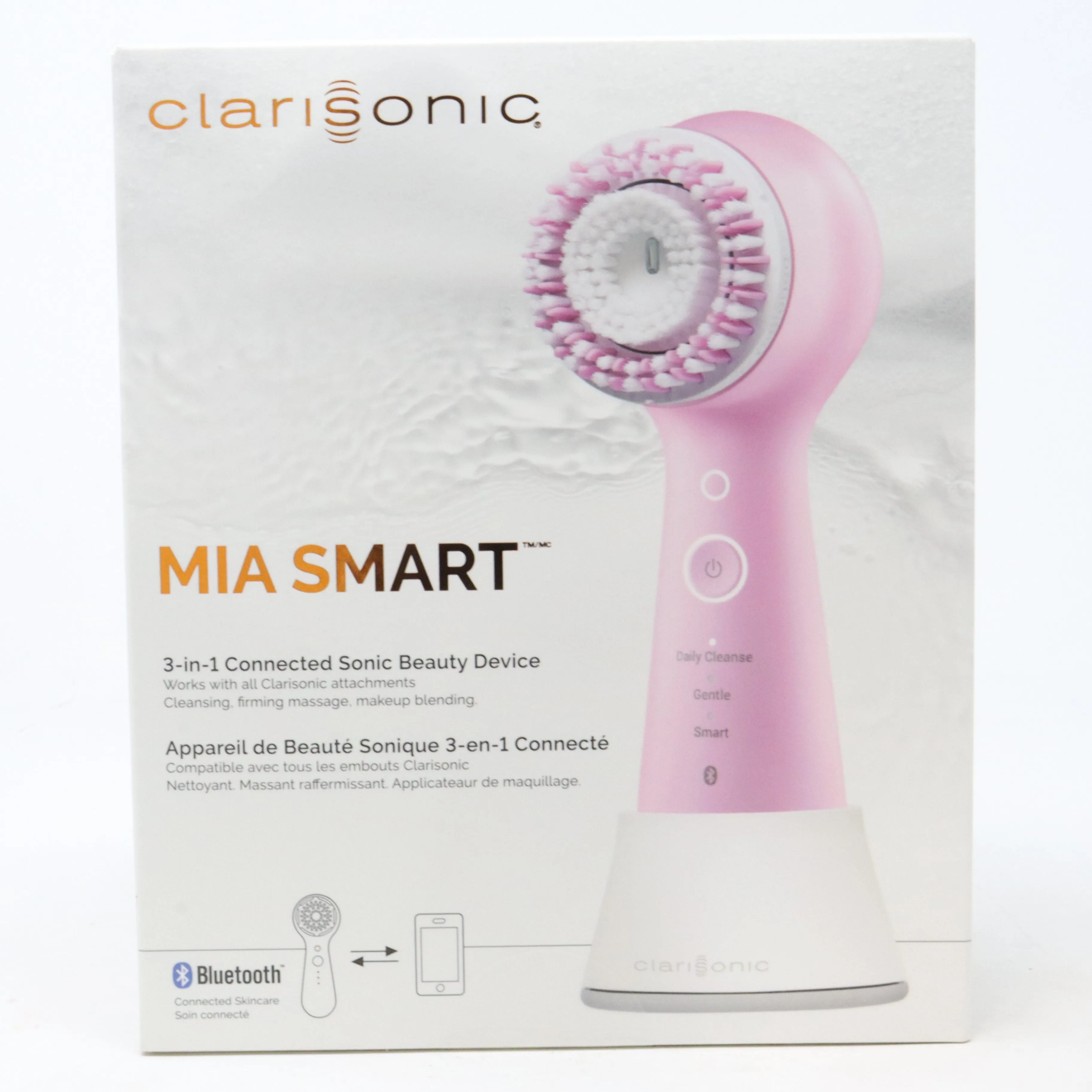 Clarisonic Mia Smart 3-In 1 Connected Sonic Beauty Device Pink / New With Box