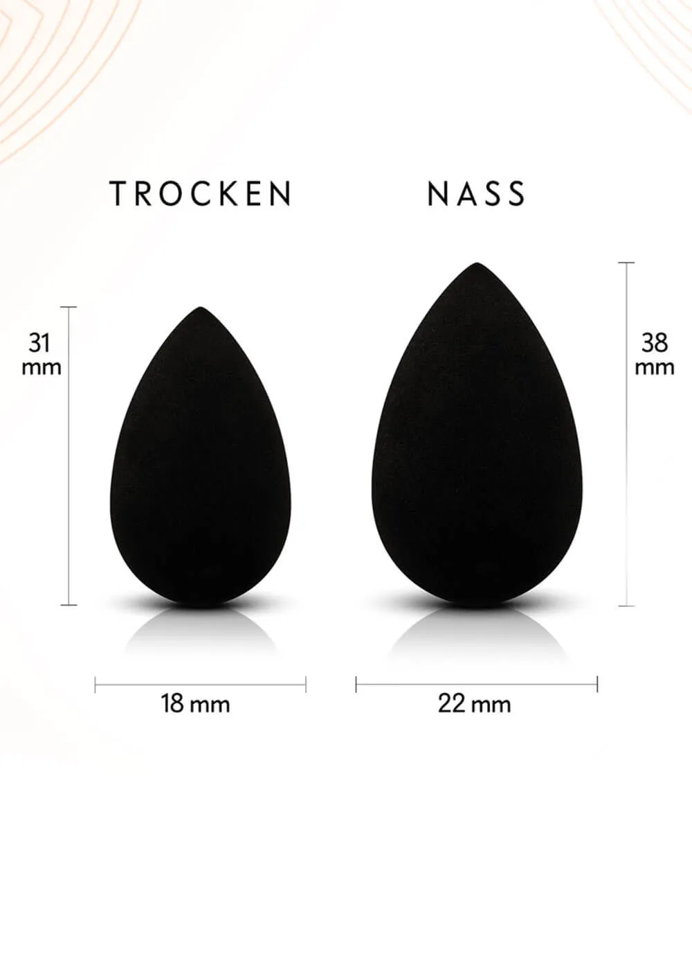 Classic Make-up Sponge   2 Mini