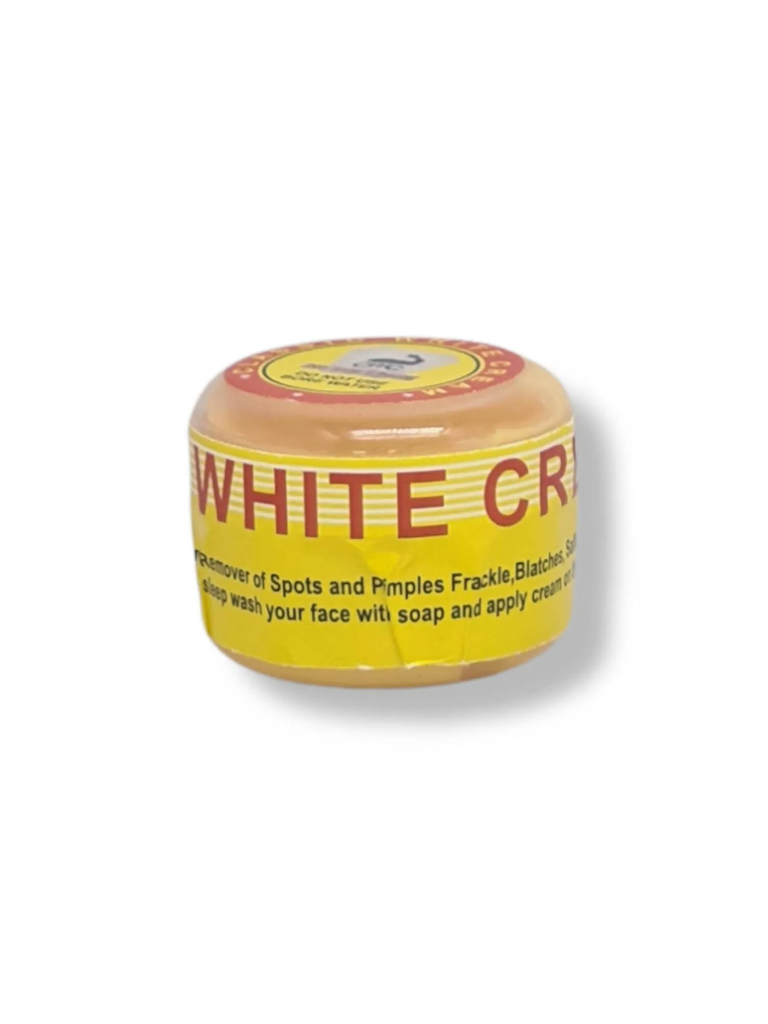Classic white cream yellow colour 15g