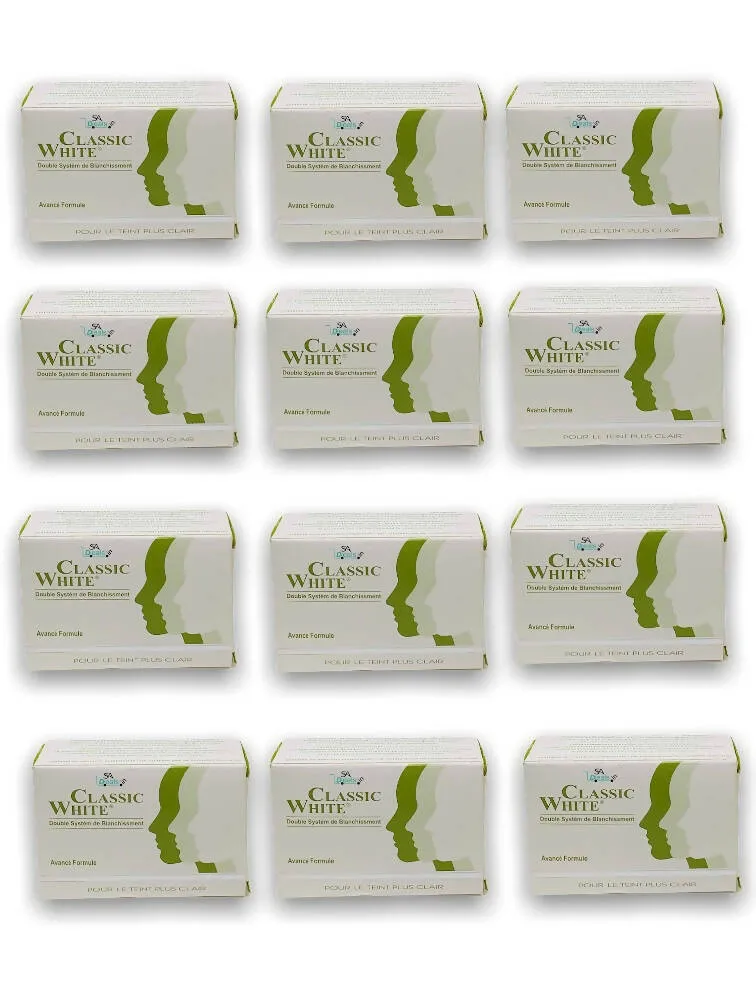 Classic White Twin Whitening Soap 85g (Pack Of 12)