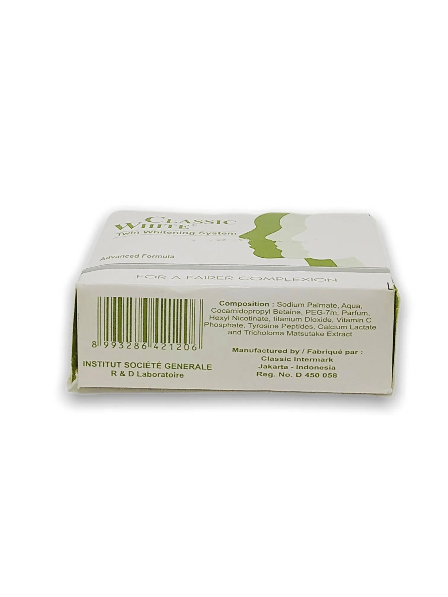 Classic White Twin Whitening Soap 85g (Pack Of 12)
