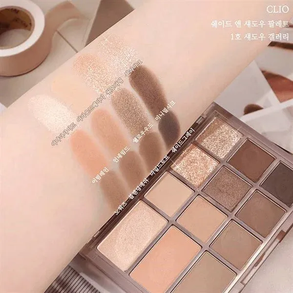CLIO Shade & Shadow Palette 01 Shadow Gallary شدو بالت