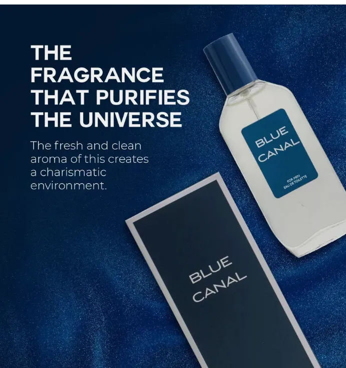 Cologne For Men INSPIRED by BLEU DE CHANEL'S For Men - Grapefruit, Lemon, Mint, Bergamot - Woody, Aromatic, Fresh, Citrusy (2.75 fl oz / 80 ml)