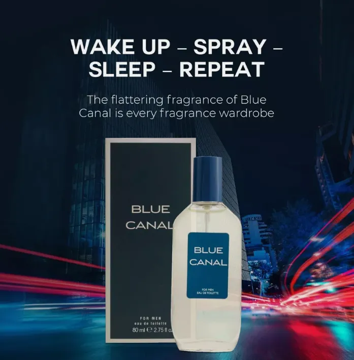 Cologne For Men INSPIRED by BLEU DE CHANEL'S For Men - Grapefruit, Lemon, Mint, Bergamot - Woody, Aromatic, Fresh, Citrusy (2.75 fl oz / 80 ml)