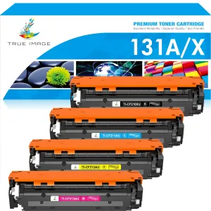 Compatible HP 131X & 131A Toner Set of 4- CF210X CF211A CF212A CF213A