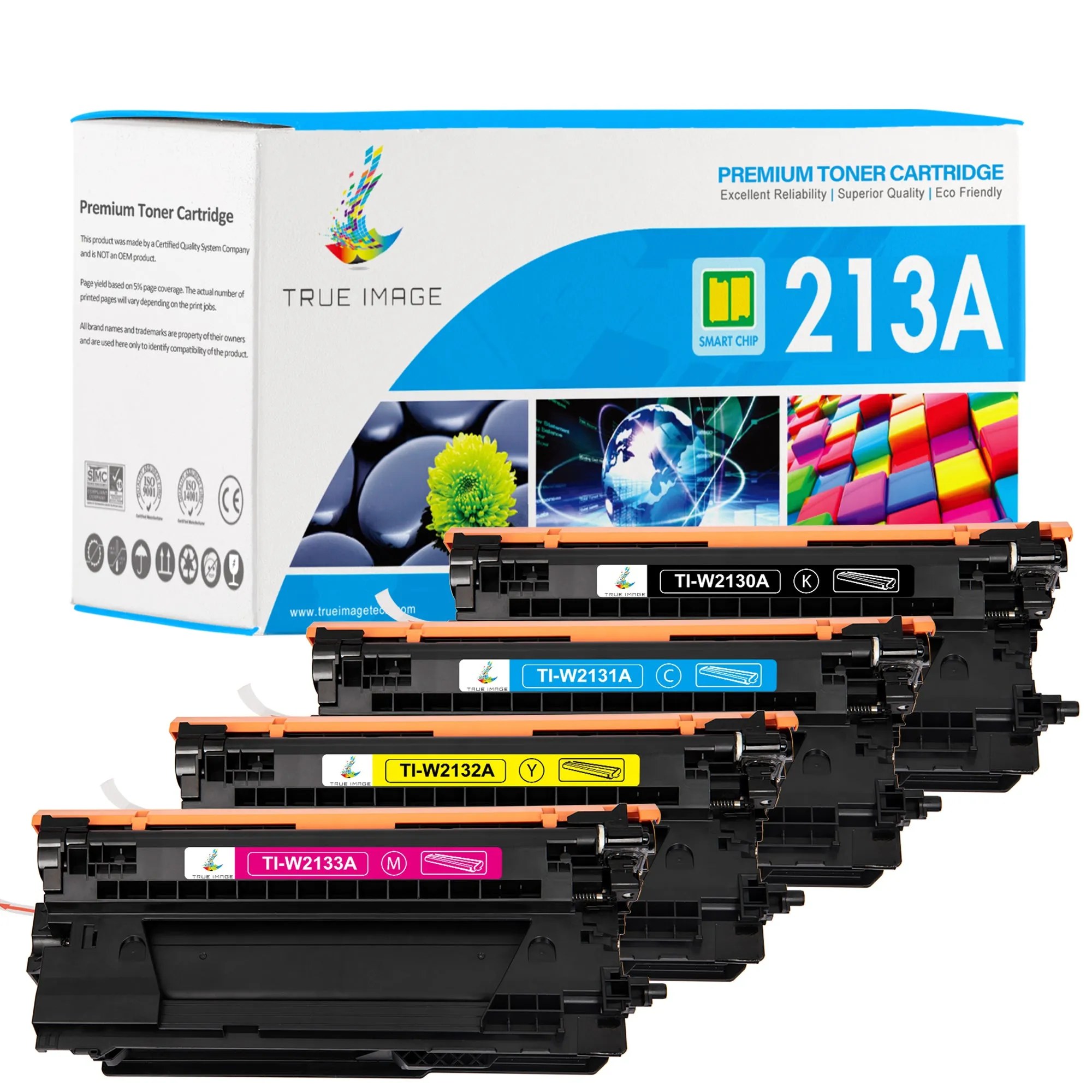 Compatible HP 213A Toner Set | W2130A W2131A W2132A W2133A | With Chip