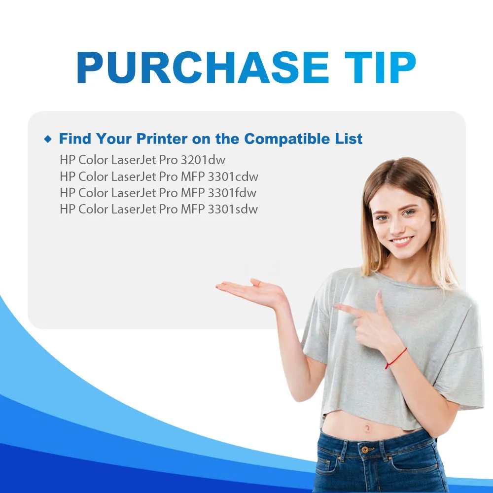 Compatible HP 218A Toner Cartridge Set  - W2180A W2181A W2182A W2183A