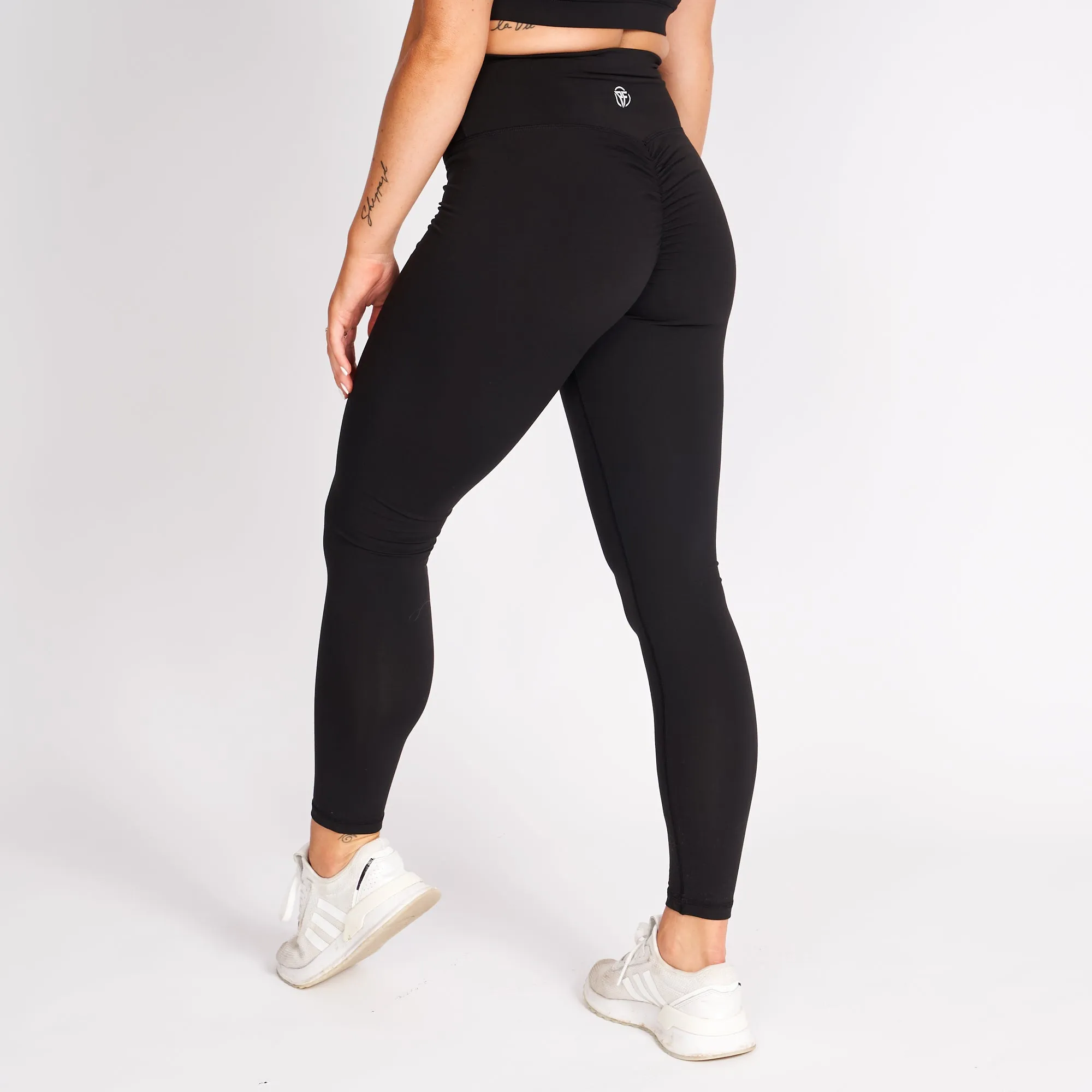 Contour Scrunch Leggings - Black