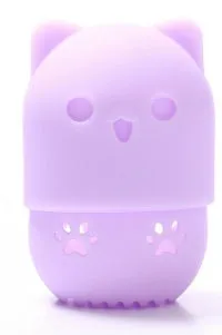 Cosmetic Sponge Silicone Cosmetic Blender Sponge Box Holder