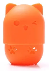 Cosmetic Sponge Silicone Cosmetic Blender Sponge Box Holder
