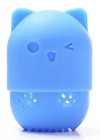Cosmetic Sponge Silicone Cosmetic Blender Sponge Box Holder