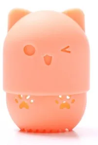 Cosmetic Sponge Silicone Cosmetic Blender Sponge Box Holder