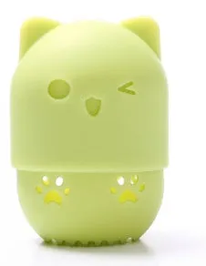Cosmetic Sponge Silicone Cosmetic Blender Sponge Box Holder