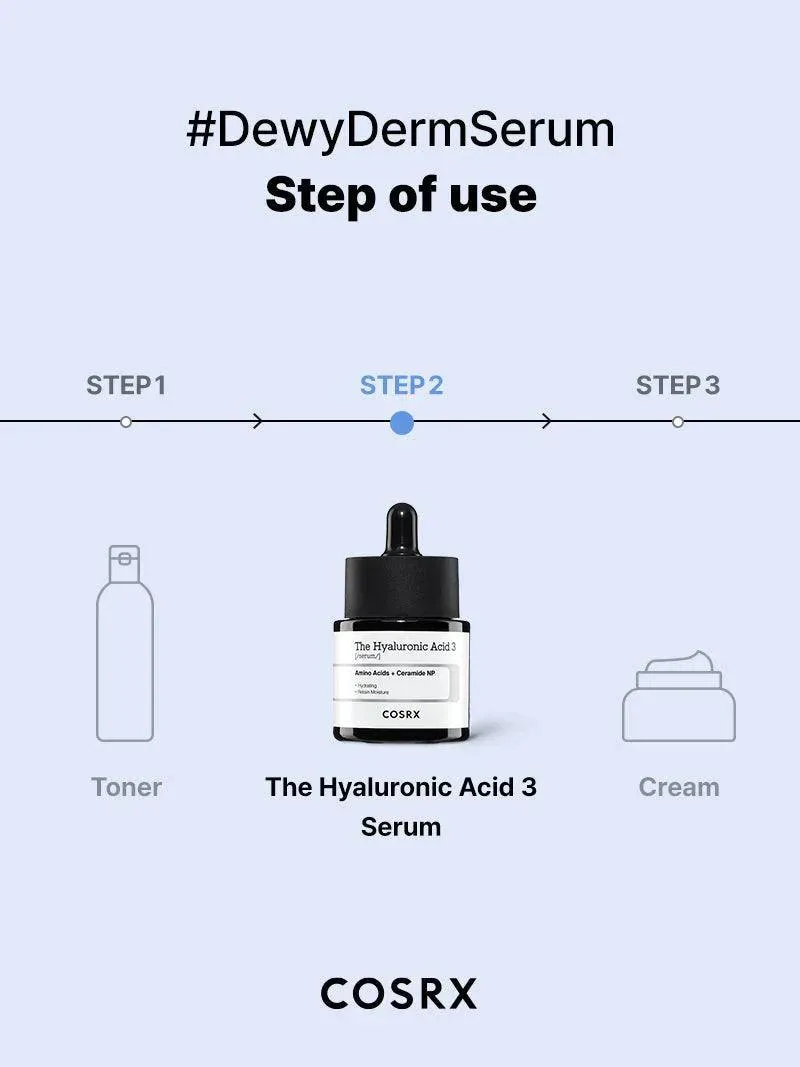 Cosrx - The Hyaluronic Acid 3 Serum - 20ml