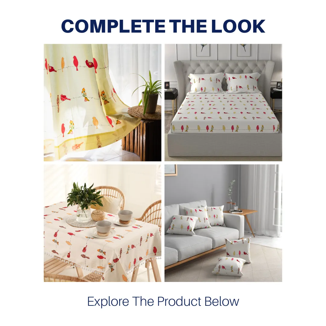 Cotton Cushion Covers, Throw pillows for couch- Humming Bird Red