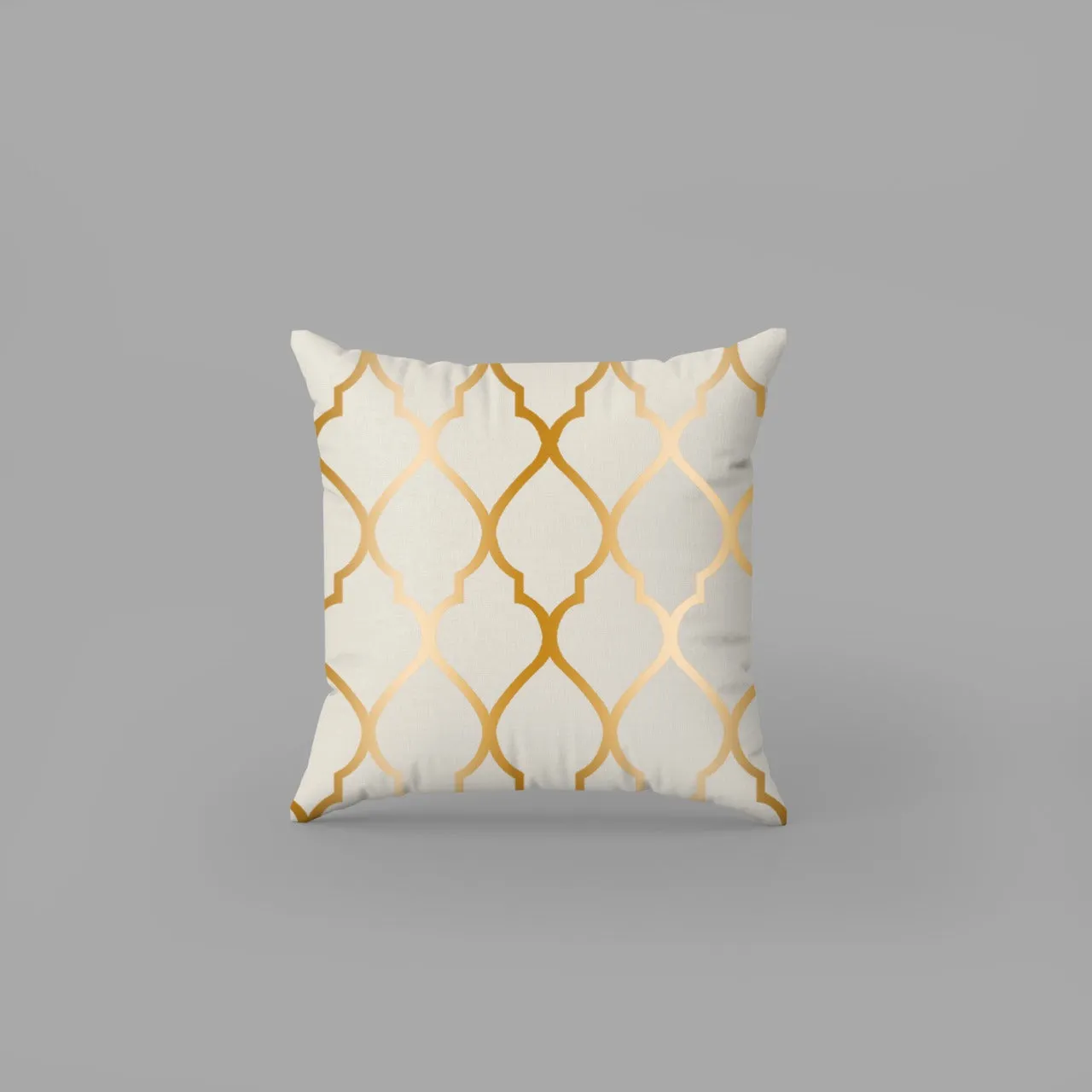 Cotton Cushion Covers, throw pillows for couch- Moroccan Gold