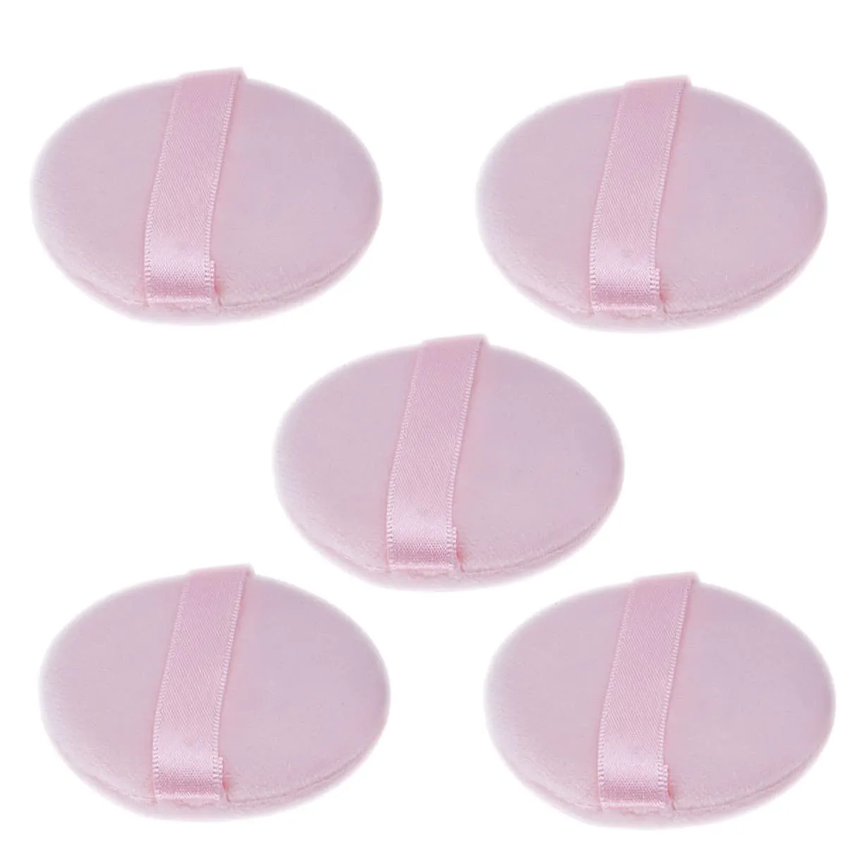Cotton Makeup Puff Set 5pcs Loose Powder Puff for and Face Gentle Skin-friendly Easy to Wash