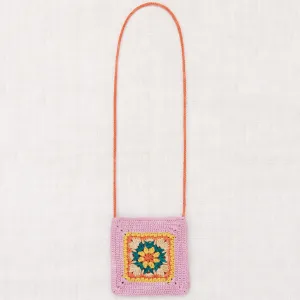 Crochet Afghan Bag in Spring Gamberetto by Misha & Puff