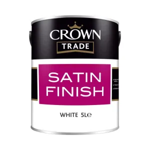 Crown Trade Satin - White