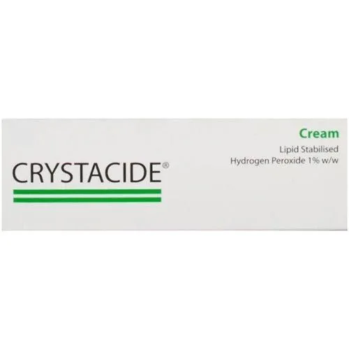 Crystacide Lipid Stabilised 1% Hydrogen Peroxide Cream - 25g