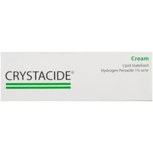 Crystacide Lipid Stabilised 1% Hydrogen Peroxide Cream - 25g