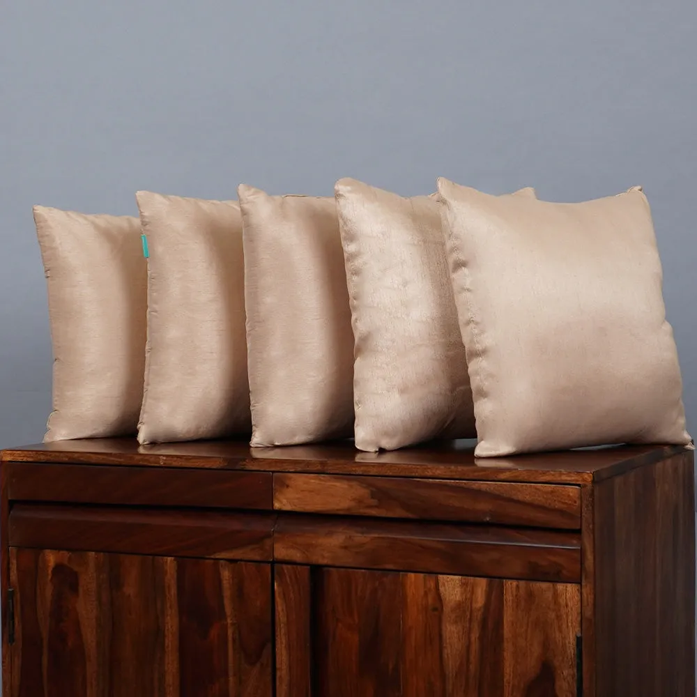Cushions 16 x 16 Inch, Sofa Pillow - Beige