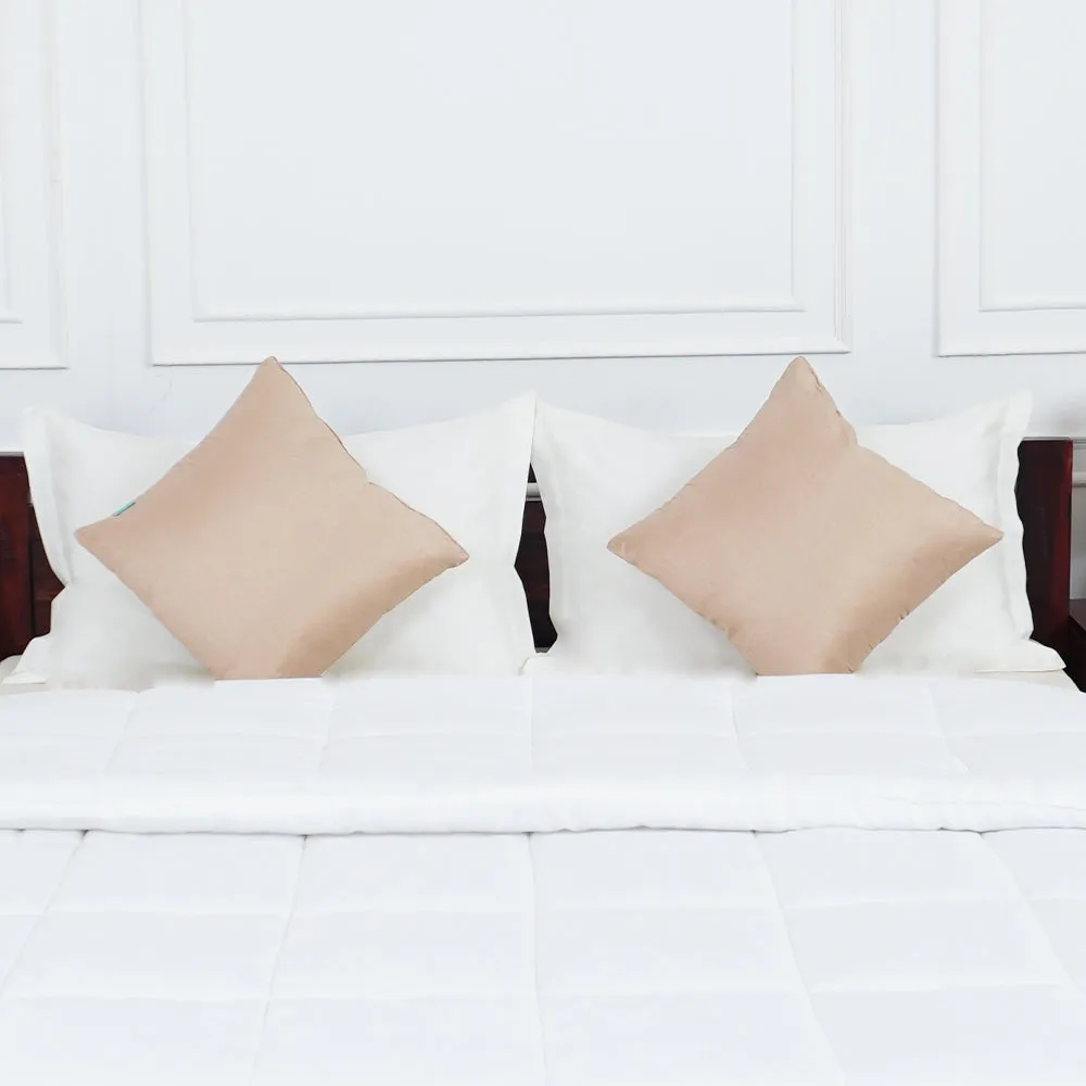 Cushions 16 x 16 Inch, Sofa Pillow - Beige