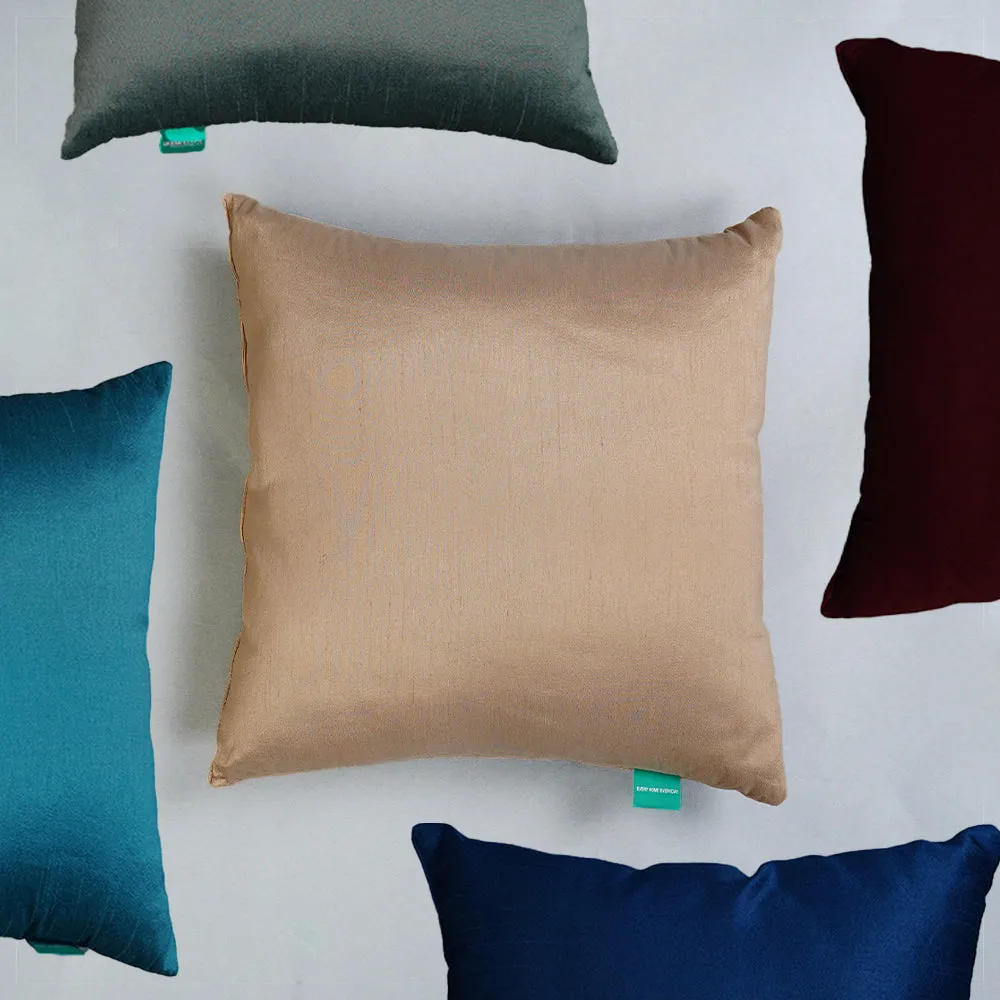 Cushions 16 x 16 Inch, Sofa Pillow - Beige