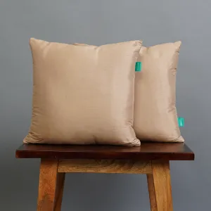 Cushions 16 x 16 Inch, Sofa Pillow - Beige