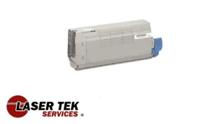 Cyan Remanufactured Toner Cartridge for Okidata Oki C710 C710dn C710dtn C710n 4