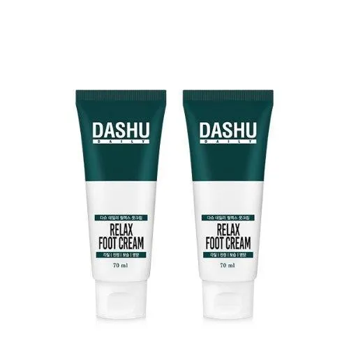 DASHU daily RELAX FOOT CREAM 70ML X 2EA