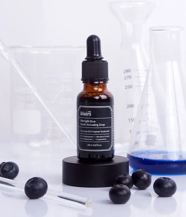 DEAR KLAIRS Midnight Blue Bouth Activating Drop  سيروم شباب البشرة الليلي الأزرق من دير كلايرس