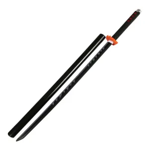 Demon Slayer 'Kyojuro Rengoku' Style Foam Sword with Scabbard