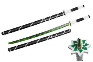 Demon Slayer 'Sanemi Shinazugawa' Style Foam Sword with Scabbard