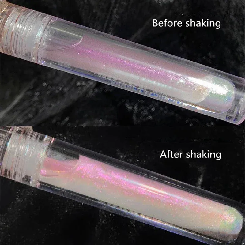 Diamond Glitter Liquid Eyeshadow Highlighter - Lying Silkworm, Shiny, Brightening Makeup. Waterproof and Long-Lasting Women's Beauty Tools.