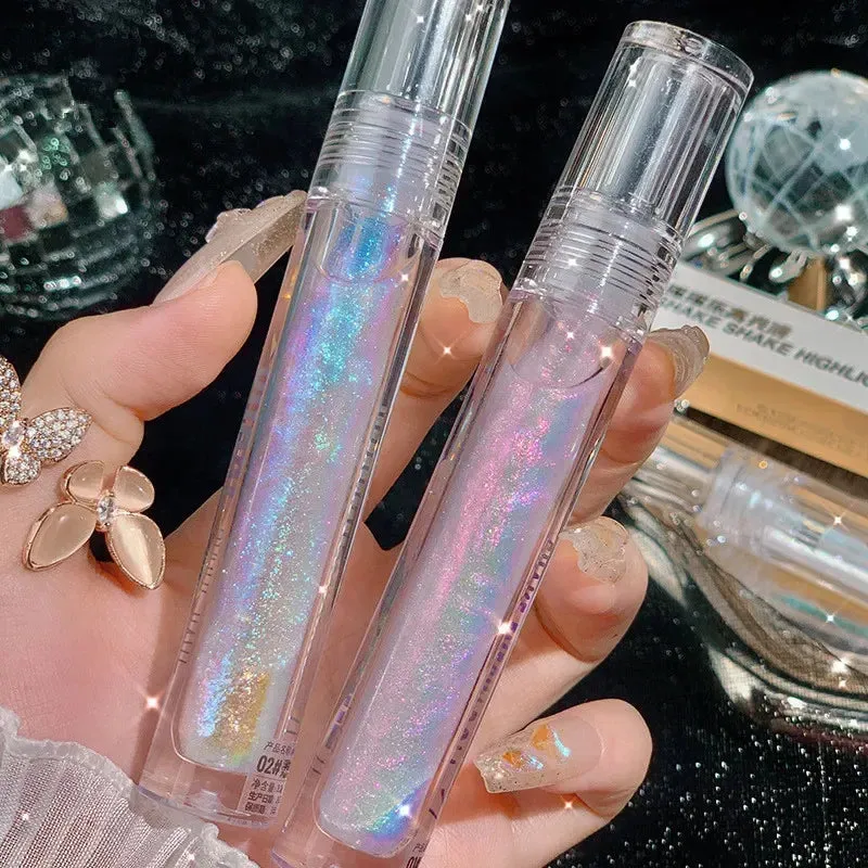 Diamond Glitter Liquid Eyeshadow Highlighter - Lying Silkworm, Shiny, Brightening Makeup. Waterproof and Long-Lasting Women's Beauty Tools.