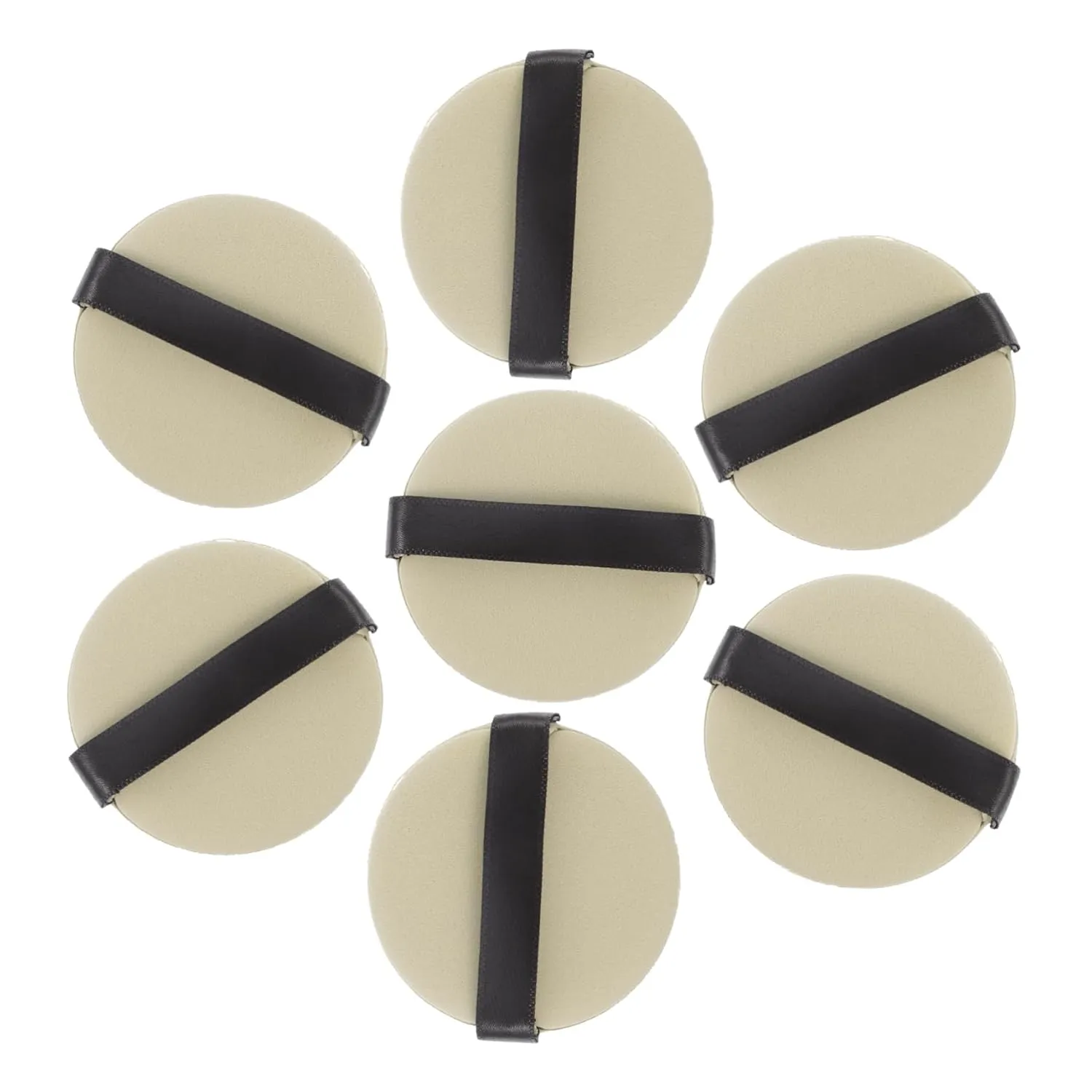 Didiseaon 7pcs Dual-sided Makeup Puff for Wet and Dry Application for Loose Powder and Blusher Skin-friendly Compact and Lightweight for Daily Use
