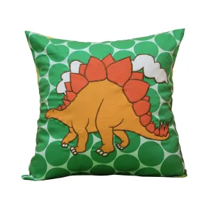 Dinosaur Orange Cushion Cover