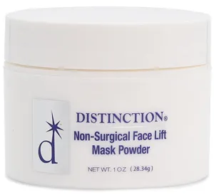 Distinction Non-Surgical Face Lift Mask Powder | Antiaging Mask to Tighten & Tone Skin | Contains Vitamin E for Radiant Younger Skin (1 Oz)