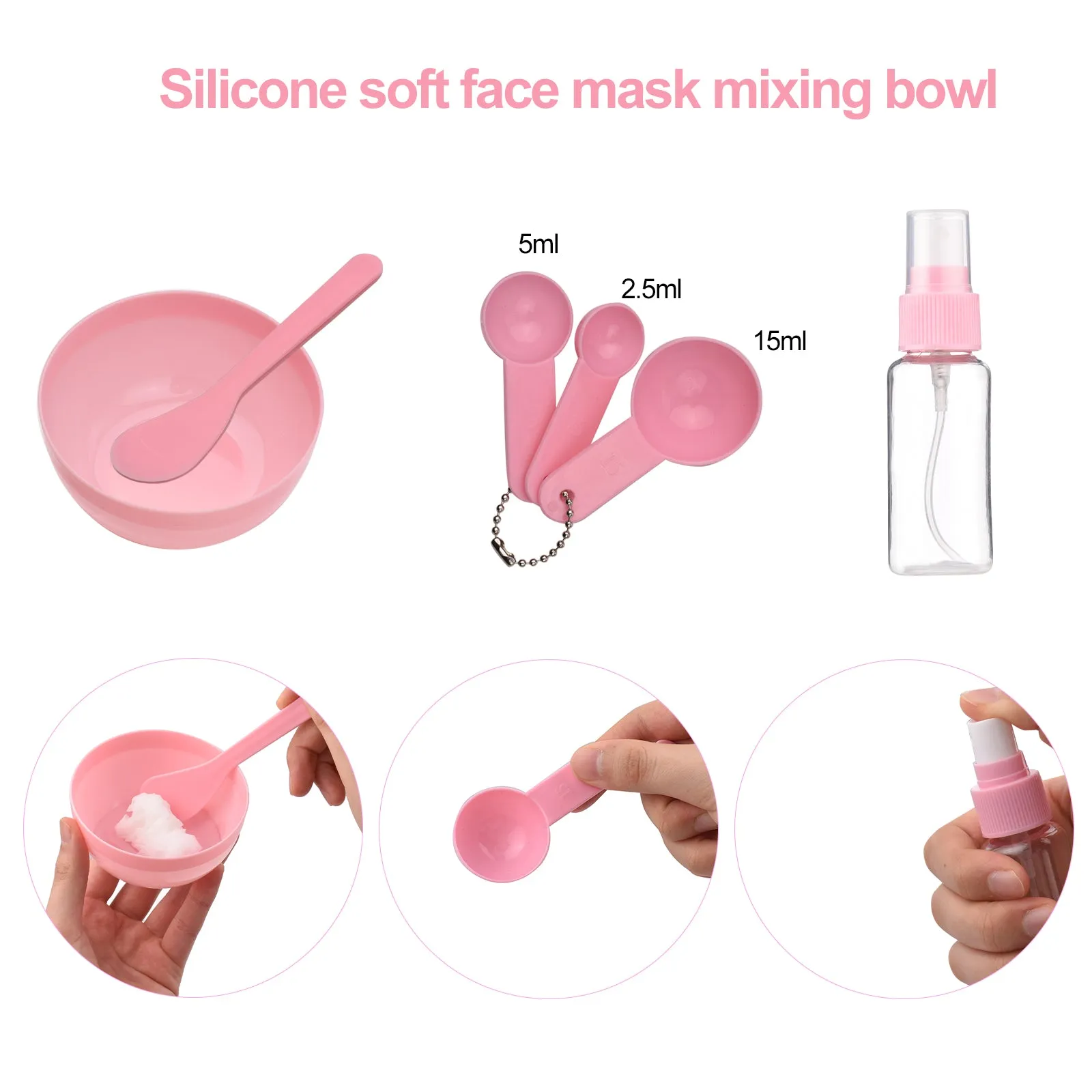 DIY Facemask Mixing Bowl Set - 24 Piece