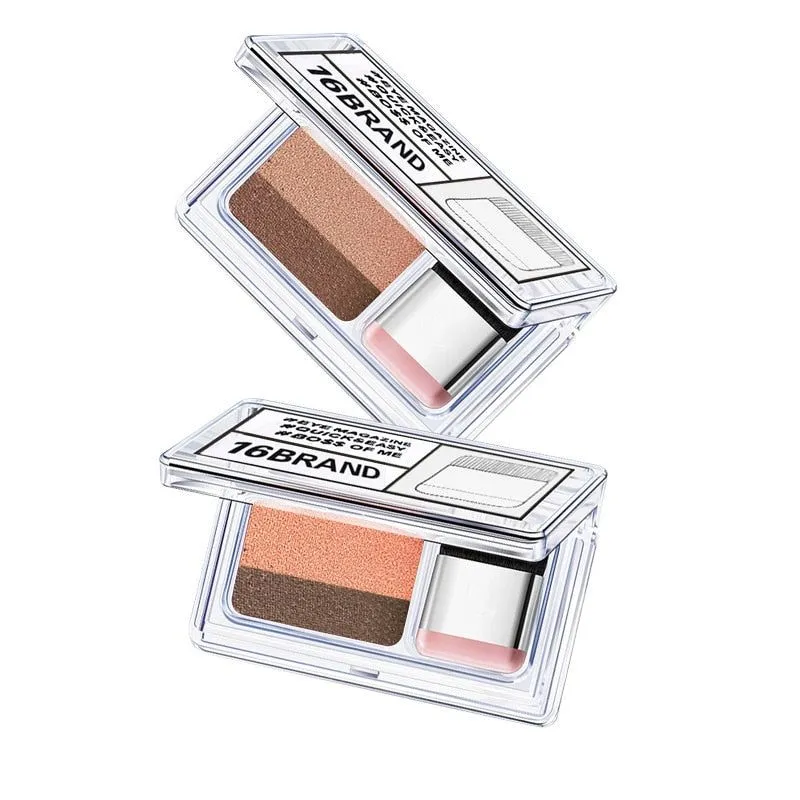 Double Color Women's Fashion Lazy Eyeshadow