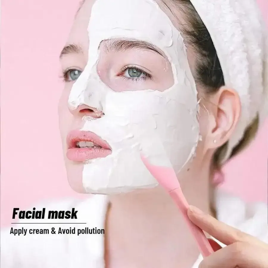 Double Headed Silicon Mask Applicator/Brush