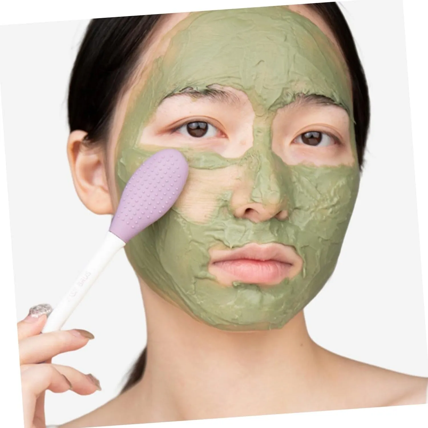 Double-Headed Silicone Mask Brush for Mud Masks