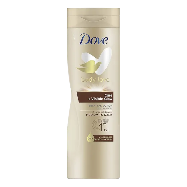 Dove Body Love Care   Visible Glow Self-Tan Body Lotion 400ml