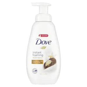 Dove Shea Butter & Warm Vanilla Foaming Body Wash 13.5 oz