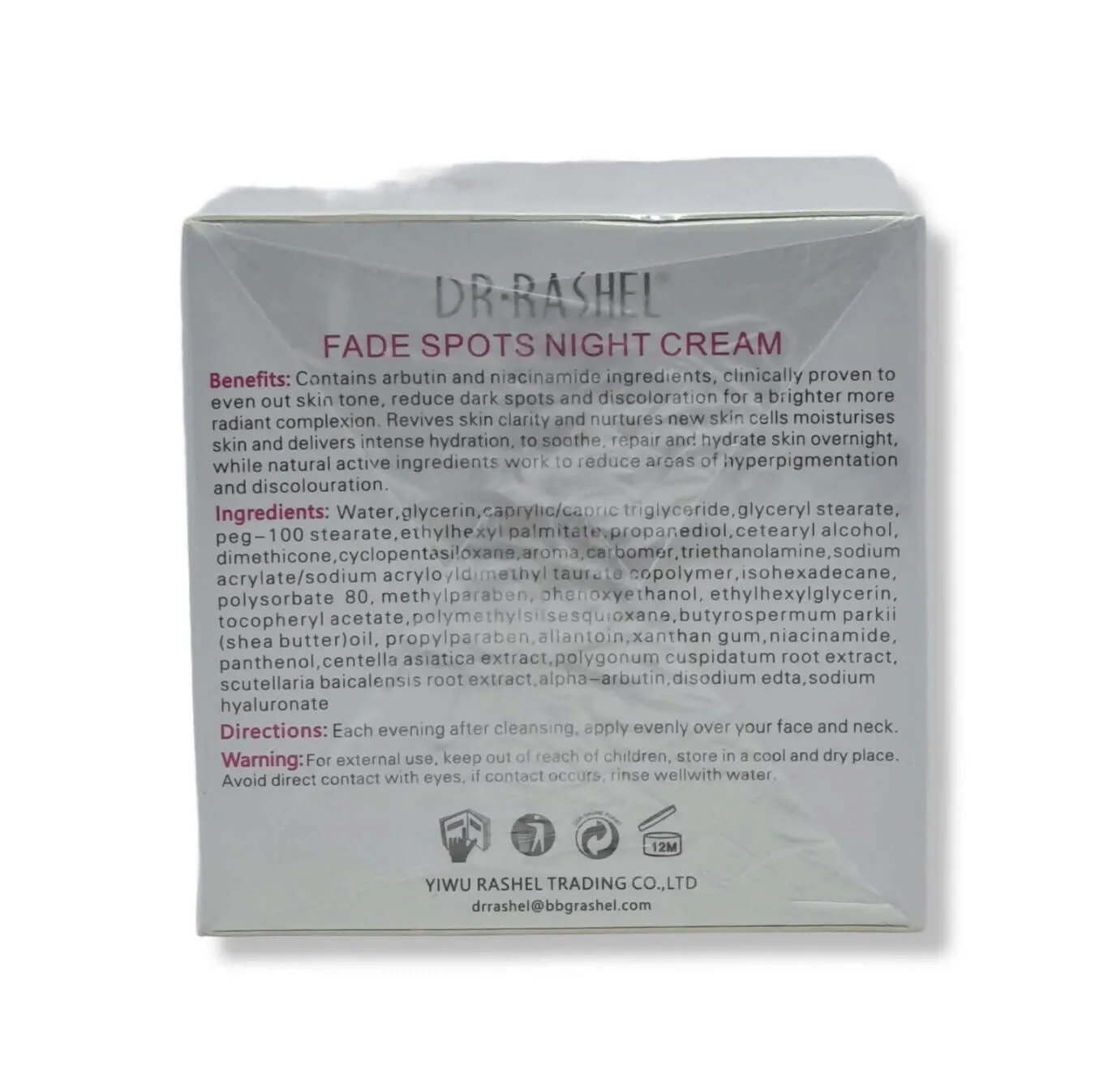 Dr Rashel Fade Spot Night Cream 50g