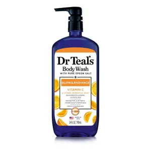 DR TEAL'S VITAMIN C GLOW AND RADIANT BODY WASH 710ML