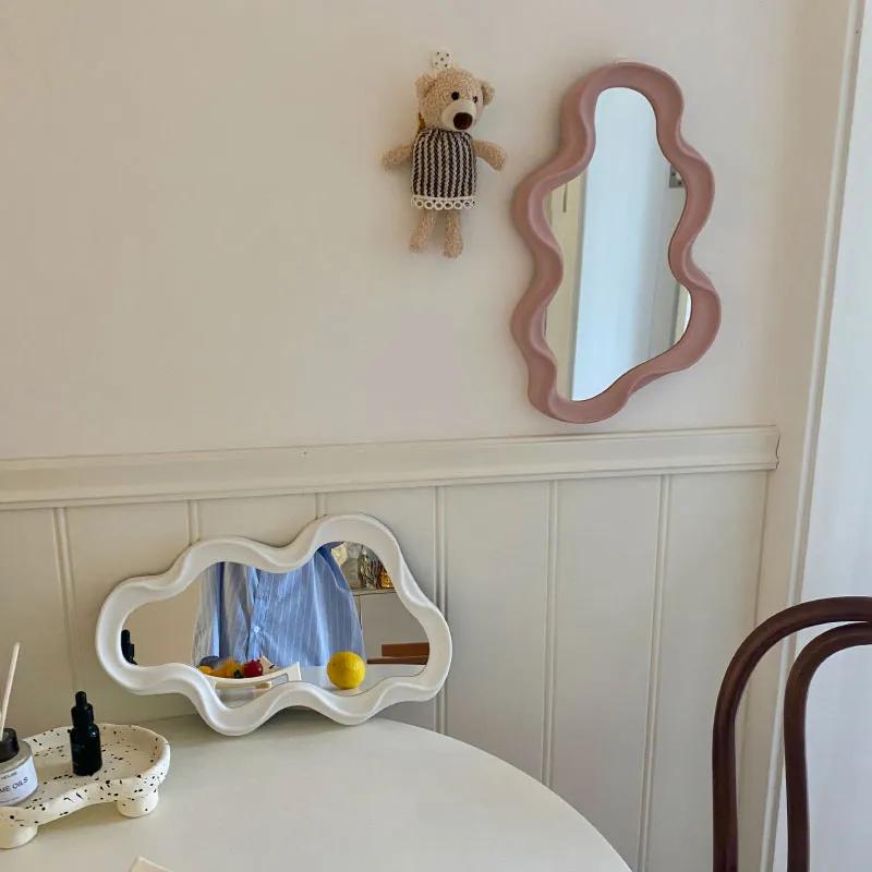 Dresser Clouds Mirror Makeup Mirror Wall-mounted Household Desk