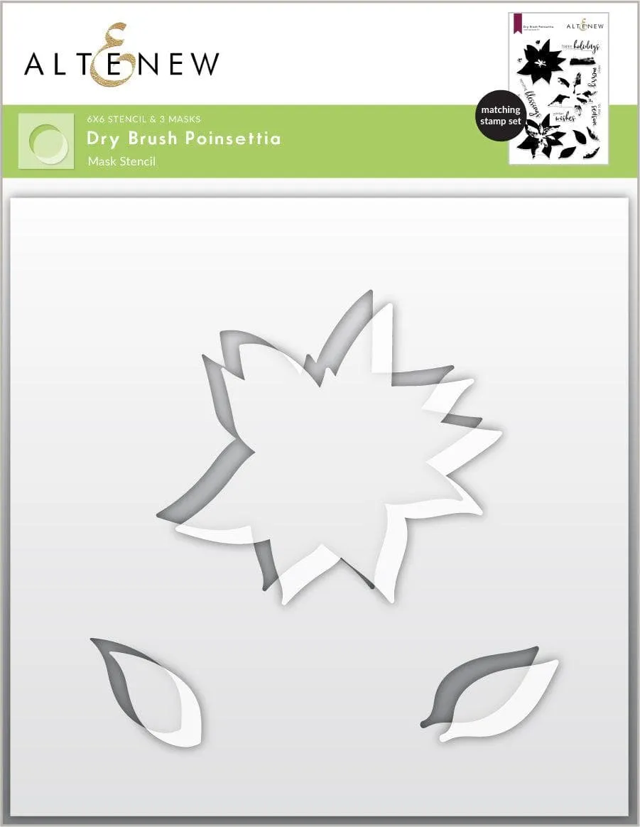 Dry Brush Poinsettia
